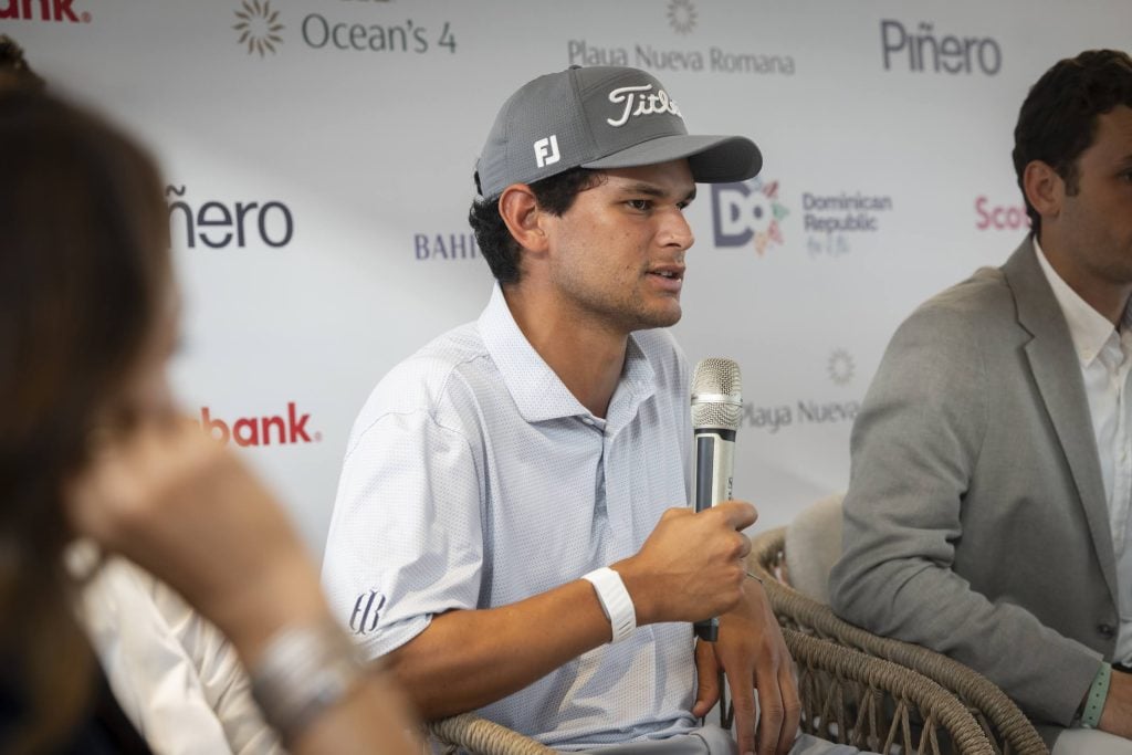 Omar Morales, golfista mexicano que compite en el Dominican Republic Tour Championship en el campo PGA Ocean's 4
